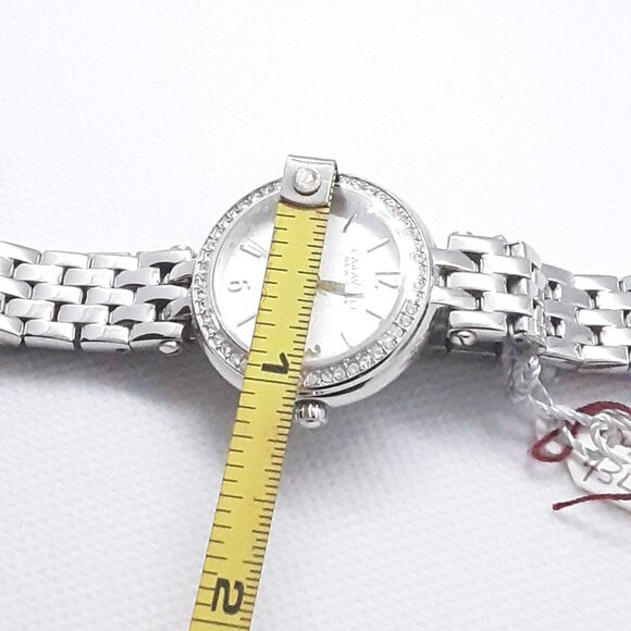 New classy Ladies Silver Tone and cz Watch by Bulova - Picture 11 of 15